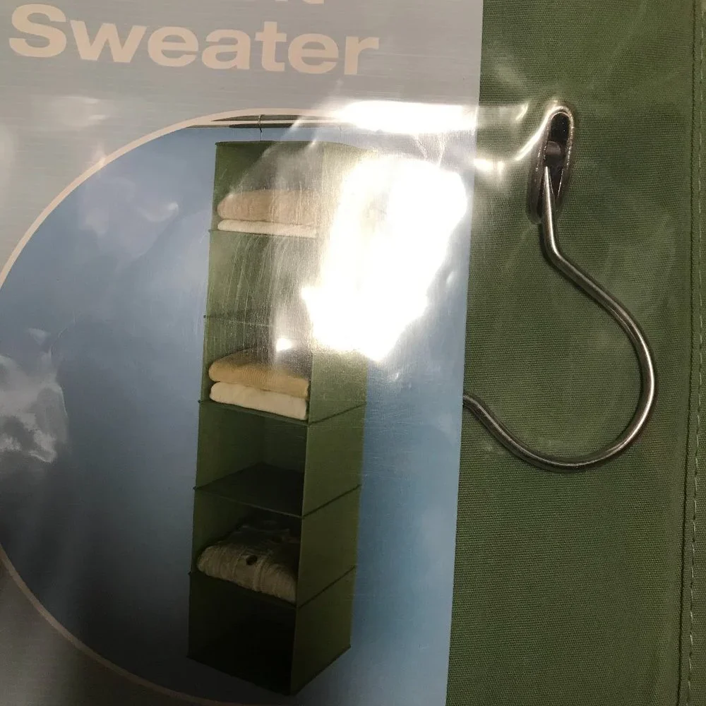 NIP 6-Compartment Hanging Sweater Organizer
